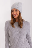Braided Pattern Winter Warm Hat with Unique Front Design