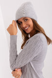 Braided Pattern Winter Warm Hat with Unique Front Design
