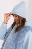 Braided Pattern Winter Warm Hat with Unique Front Design