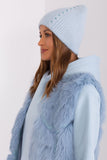 Braided Pattern Winter Warm Hat with Unique Front Design