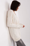 Cozy Long Sleeve Heart Neckline Sweater for Everyday Style