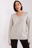Cozy Long Sleeve Heart Neckline Sweater for Everyday Wear