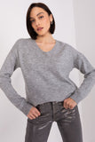 Cozy Long Sleeve Heart Neckline Sweater for Everyday Style