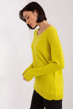 Cozy Heart Neckline Long Sleeve Sweater for Everyday Style