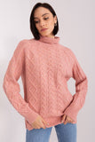 Plaid Turtleneck Sweater for Everyday Comfort