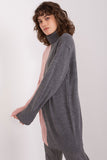 Two-Tone Turtleneck Sweater for Casual Outfits