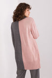 Two-Tone Turtleneck Sweater for Casual Outfits