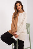 Two-Tone Turtleneck Sweater for Everyday Style