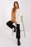 Two-Tone Turtleneck Sweater for Everyday Style