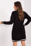 Oversized Heart Neckline Sweater Dress for Everyday Wear