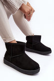 Stylish Eco-Suede Snow Boots with Fur Insulation