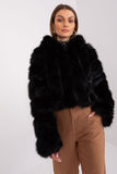 Elegant Women's Transitional Jacket with Fur Design