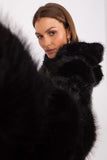 Elegant Women's Transitional Jacket with Fur Design