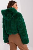 Elegant Women's Transitional Jacket with Fur Design