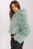 Elegant Women's Transitional Jacket with Fur Design