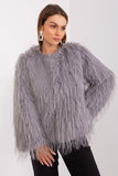 Elegant Fur Trim Transitional Jacket for All Seasons