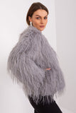 Elegant Fur Trim Transitional Jacket for All Seasons