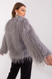 Elegant Fur Trim Transitional Jacket for All Seasons