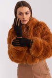 Elegant Women's Touchscreen Gloves with Braided Straps