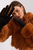 Elegant Women's Touchscreen Gloves with Braided Straps