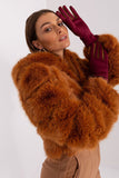 Elegant Women's Touchscreen Gloves with Braided Straps