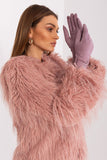 Elegant Touchscreen Gloves with Embroidered Flower Design