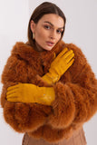 Elegant Touchscreen Gloves with Embroidered Flower Design