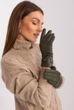Elegant Touchscreen Gloves with Embroidered Flower Design
