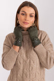 Elegant Touchscreen Gloves with Embroidered Flower Design