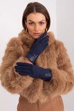 Elegant Touchscreen Women's Gloves with Embroidered Flower