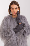 Elegant Touchscreen Gloves with Embroidered Flower Design