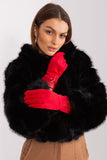 Elegant Touchscreen Women's Gloves with Embroidered Flower