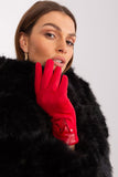 Elegant Touchscreen Women's Gloves with Embroidered Flower