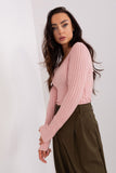 Chic Ribbed V-Neck Sweater for Effortless Everyday Style