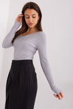 Ribbed V-Neck Women's Sweater for Effortless Style