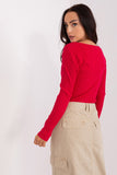 Chic Ribbed Women's Sweater with V Neckline for Everyday Wear