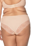Classic Mid-Rise Lace-Trim Bikini Bottoms for Everyday Wear