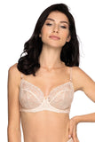 Elegant Embroidered Soft Bra with Tulip Cleavage Design