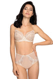 Elegant Embroidered Soft Bra with Tulip Cleavage Design
