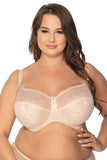 Beige Lace Supportive Bra for Fuller Shapes