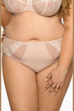 Delicate Embroidered Microfiber Full Briefs for Ultimate Comfort