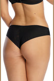 Subtle Temptation Black Bra Briefs - Sensual Charm & Comfort