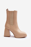 Chic Eco Leather Ankle Boots with Insulated Comfort