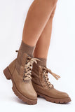 Eco-Friendly Women's Slip-On Platform Ankle Boots