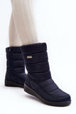 Insulated Women's Snow Boots with Fur and Stable Sole