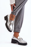 Eco Leather Women's Semi-Boots with Stylish Jewelry Strap