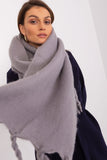 Smooth Textured Tassel Scarf for Fall and Winter Style