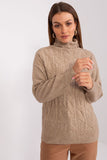 Textured Turtleneck Sweater for Everyday Elegance
