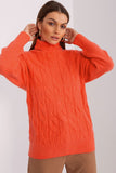 Elegant Turtleneck Sweater with Unique Weave Texture