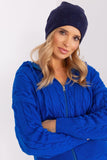 Warm Winter Women's Beanie Hat with Rhinestone Detail